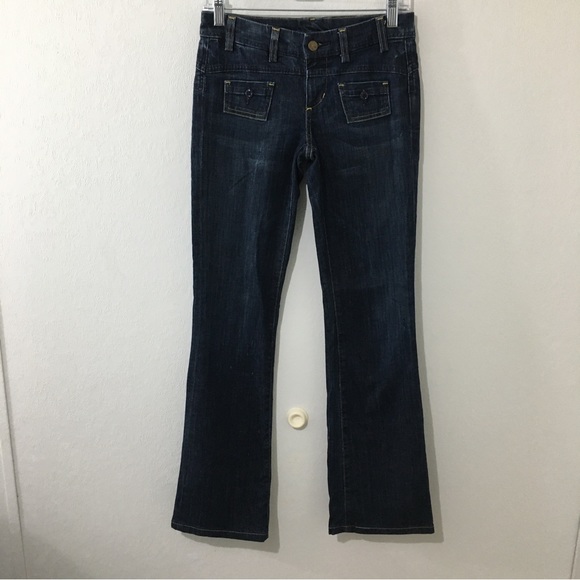 Citizens of Humanity Kelly Distressed Bootcut Jeans Patch Pocket Detail size 25 - Picture 2 of 7